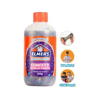 Dung dịch Elmer's làm Slime hoa giấy nhiều màu sắc - Không độc hại - Có thể rửa sạch