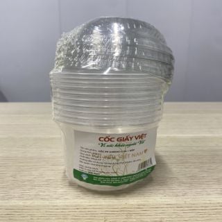 Cốc PP U400mlx10c + nắp