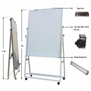 Bảng Flipchart HQ 0,6x1,0m (Khung tĩnh điện)