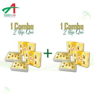 [COMBO 2 TẶNG 2] Sago Nest Yến Chưng Đường Phèn Gold -  Hộp Quà 6 Lọ - COMBO 2 Hộp