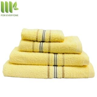 Khăn mặt cao cấp MK 100% cotton FK01 màu vàng (38x78cm)