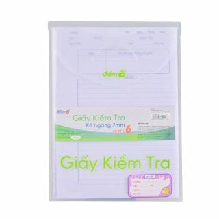 Giấy kiểm tra Thiên Long Điểm 10 TP-GKT05 - Dòng kẻ ngang 7mm