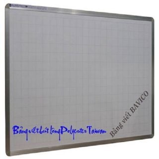 Bảng viết bút lông trắng poly - Bavico 1,2x1,8m