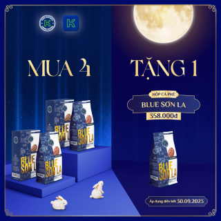 Cà phê rang xay K-Coffee Blue Sonla, 454g