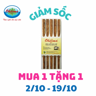 MUA 1 TẶNG 1 - Đũa 1926 Ohi@ma, bộ 10 đũa