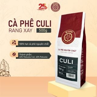 Cà phê nguyên chất rang xay CULI, 500g