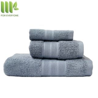 Khăn tắm cao cấp MK 100% cotton FK20 màu xanh (40x75cm)