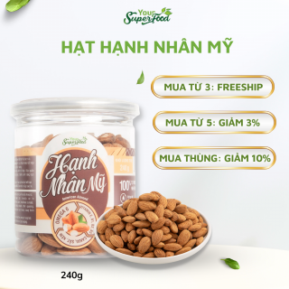 Hạnh Nhân Mỹ Hũ 240g