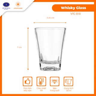 Bộ 12 ly rượu TT Lotus Glass VTC15 trơn 60ml