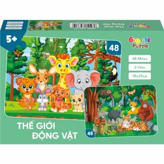 Xếp hình Puzzle 96 miếng - Động vật