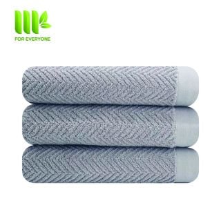 Khăn mặt cao cấp MK 100% cotton FK07 màu xám (40x78cm)