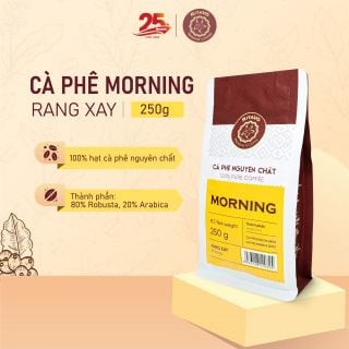 Cà phê nguyên chất rang xay MORNING, 250g