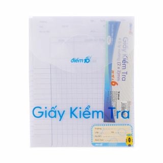 Giấy kiểm tra Thiên Long Điểm 10 TP-GKT07 - 4 ô ly vuông