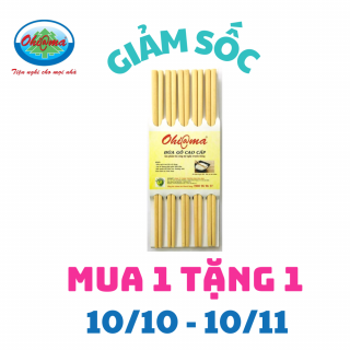 MUA 1 TẶNG 1 - Đũa ăn 1914 Ohima, bộ 10 đũa