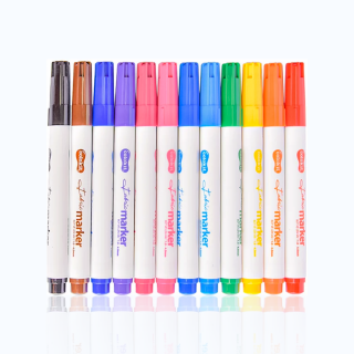 Bút vẽ lên vải 12 màu Fabric Marker Thiên Long Colokit FM-C002