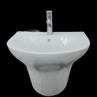 Chậu Lavabo liền chân HC-C367