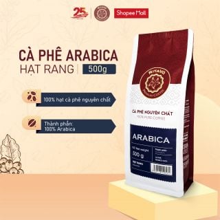 Cà phê nguyên chất hạt rang ARABICA – 500g