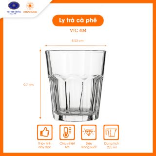 Bộ 6 ly TT Lotus Glass VTC404 Trơn 285ml