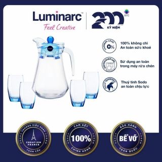 BỘ BÌNH LY TT LUMINARC ARC SALTO BLUE 5 MÓN