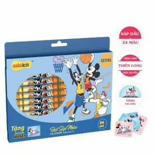 Bút sáp 24 màu Colokit Disney Mickey CR-C030/MI