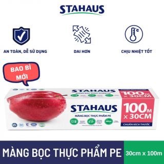 Màng bọc thực phẩm PE STAHAUS 30cm x 100m