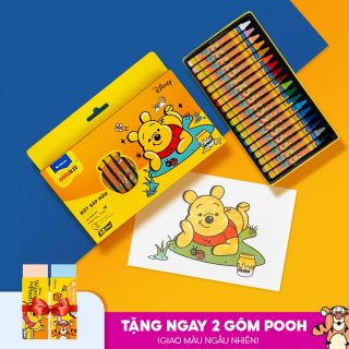 Bút sáp màu CR-C013/PO gấu Pooh 18 màu