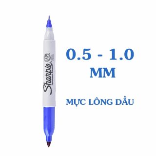 Bút lông dầu Sharpie Twin Tip Xanh Dương 32203