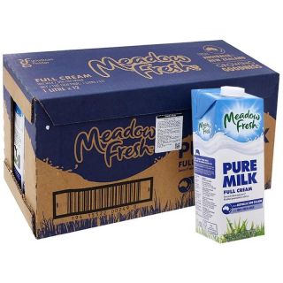 Sữa tươi tiệt trùng Meadow Fresh nguyên kem, thùng 12 hộp, 1 lít