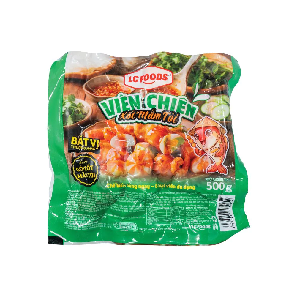Cá viên mắm tỏi LC, 500g giá tốt, giao hàng tận nhà | MM Mega Market