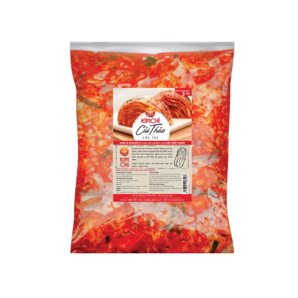 Kimchi cải thảo cay cao cấp GFU, 3kg