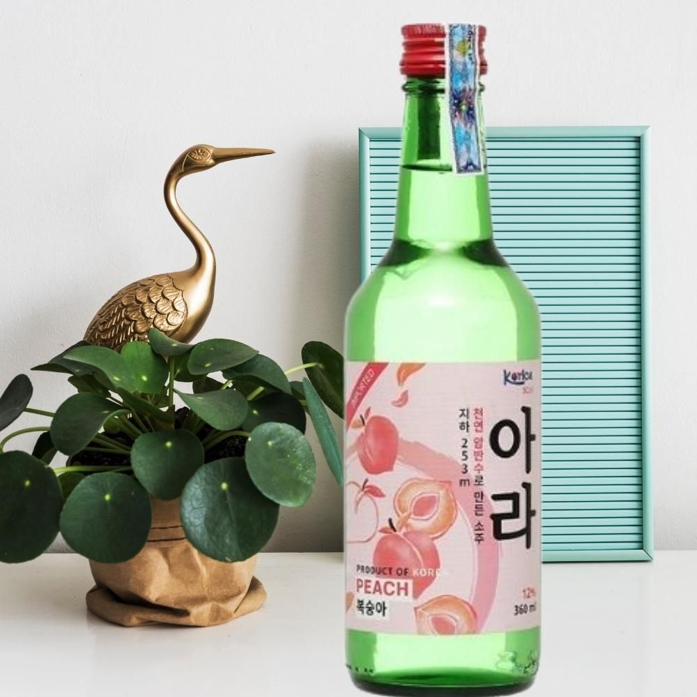 Rượu Korice Soju đào 360ml